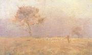 Charles conder Yarding Sheep (nn02) oil painting on canvas